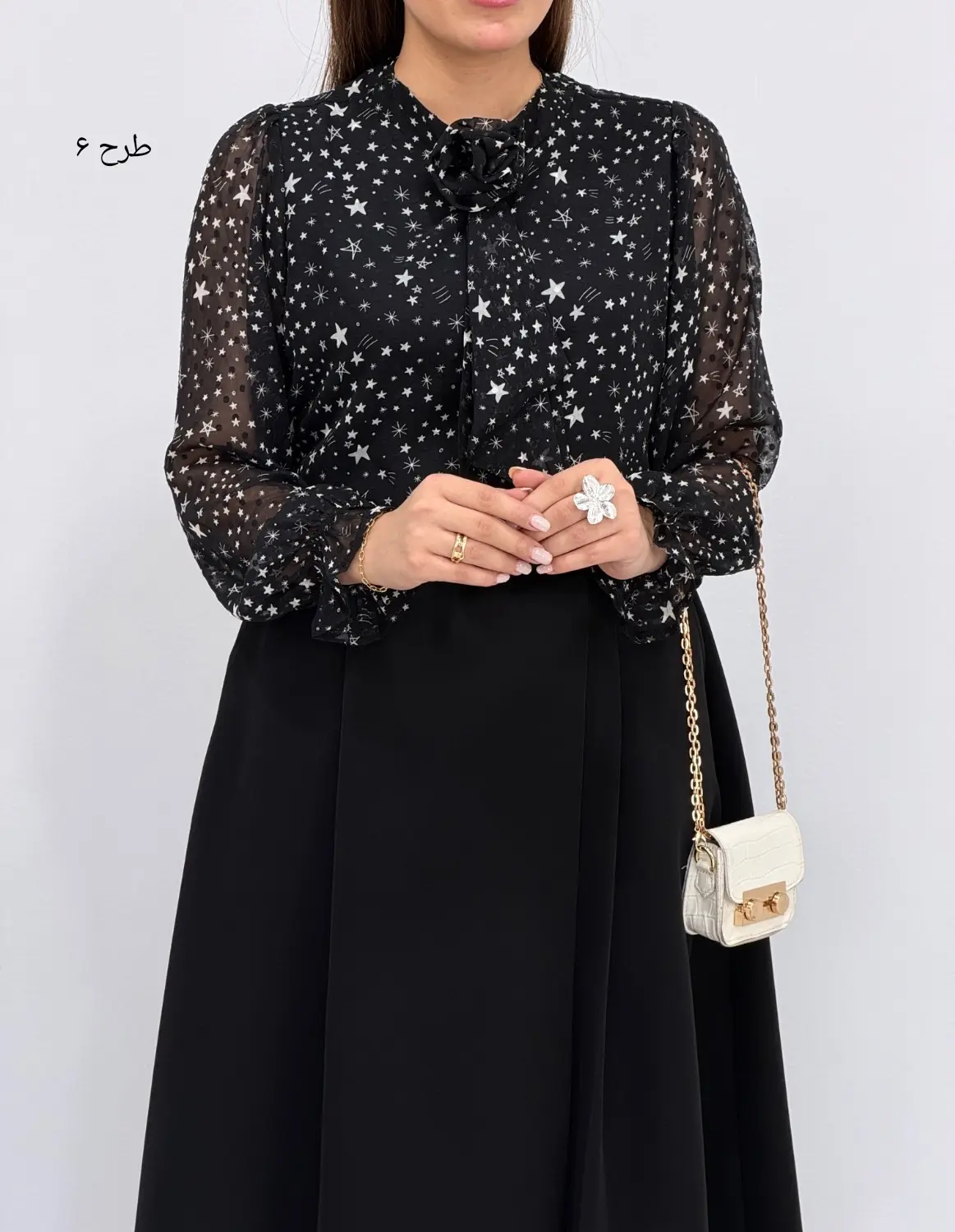 شومیز حریر مجلسی هلن کد 7263